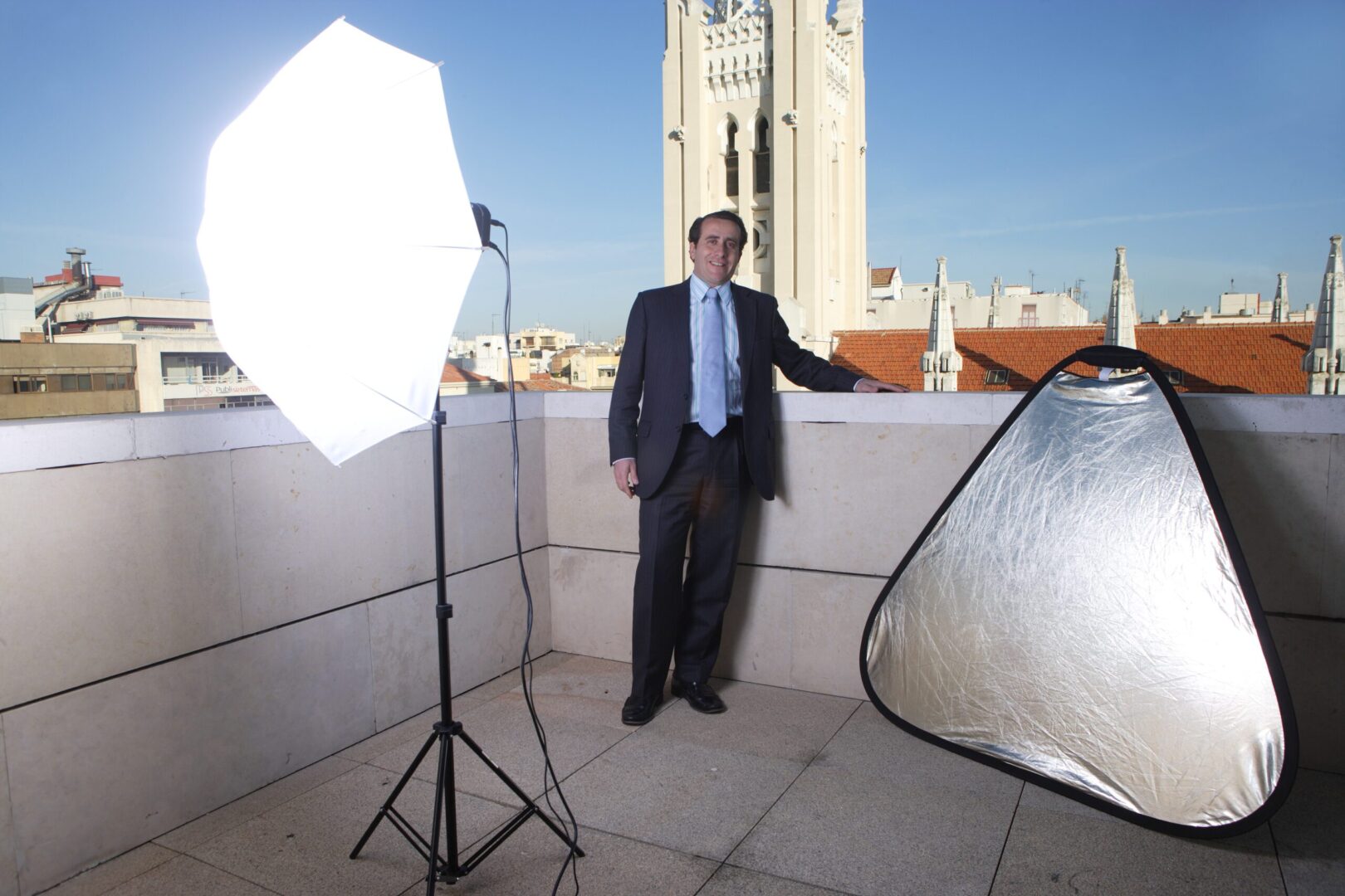 Fotos de retratos con estudio móvil en el sitio